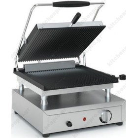 Επαγγελματική Τοστιέρα Μονή 39 x 49 εκ. Ραβδωτή ή Λεία LUXURY Τ407 TZETHAN Ελλάδος