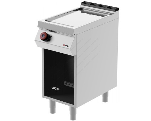 Λείο Ηλεκτρικό Πλατό Ψησίματος Χρωμίου 40x70 εκ. FTE71MC DESCO Ιταλίας