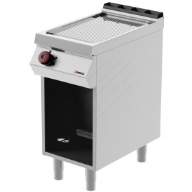 Ραβδωτό Ηλεκτρικό Πλατό Ψησίματος Χρωμίου 40x70 εκ FTE71ΜD DESCO Ιταλίας