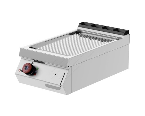 Ραβδωτό Ηλεκτρικό Πλατό Ψησίματος Χρωμίου 40x70 εκ. FTE71TD DESCO Ιταλίας