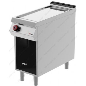 Λείο Ηλεκτρικό Πλατό Ψησίματος Χρωμίου 40x90 εκ FTE91MC DESCO Ιταλίας