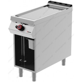 Ραβδωτό Ηλεκτρικό Πλατό Ψησίματος Χρωμίου 40x90 εκ FTE91ΜD DESCO Ιταλίας