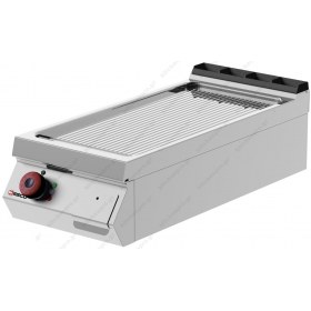 Ραβδωτό Ηλεκτρικό Πλατό Ψησίματος Χρωμίου 40x90 εκ FTE91TD DESCO Ιταλίας