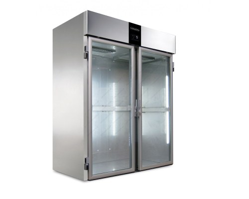 Επαγγελματικό Διπλό Ψυγείο Συντήρηση για Τροχήλατο - Εκδηλώσεων με Γυάλινη Πόρτα ROLL IN-2 GLASS Everlasting Ιταλίας