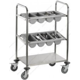 Τροχήλατο Δίσκων Μαχαιροπήρουνων 3 Ραφιών 63 εκ. RNT Ελλάδος