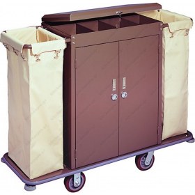 Τρόλει Πολλαπλών Χρήσεων με 2 Σάκους Πόρτες και Καπάκι HC-314