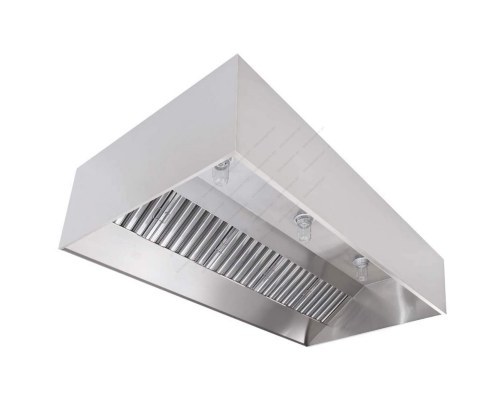 Stainless Steel Wall Hood 400 x 90 cm