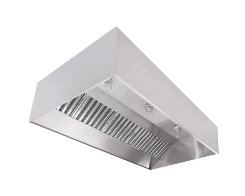 Stainless Steel Double Skinned Wall Hood (Suction & Air inflow) 100 x 90 cm
