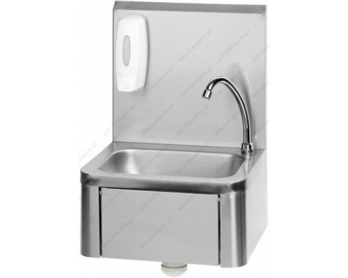 Λαντζάκι Επιτοίχιο Γονατοκίνητο με Διανεμητή Σαπουνιού KWMS02CE RNT Ελλάδος 