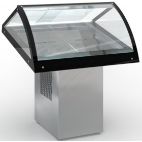 Επαγγελματικό Ψυγείο Βιτρίνα Προβολής Ψαριών 102x92 εκ. PSAR102 DOBROS INOX Eλλάδος