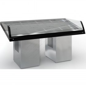 Επαγγελματικό Ψυγείο Ανοικτή Βιτρίνα Προβολής Ψαριών 190x92 εκ. PSAR190 DOBROS INOX Eλλάδος