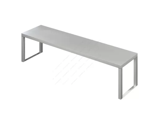 Countertop Stainless Steel Shelf 220 cm