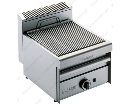 Επαγγελματικό Grill Αερίου Nερού 42 x 55 εκ. GV455 Top GRILLVAPOR ARRIS Ιταλίας