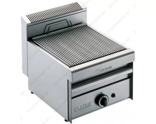 Επαγγελματικό Grill Αερίου Nερού 42 x 70 εκ. GV470 Top GRILLVAPOR ARRIS Ιταλίας