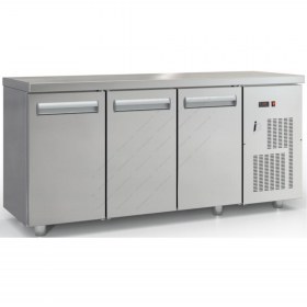 Επαγγελματικό Ψυγείο Πάγκος - Κατάψυξη 175 x 70 εκ. με 3 Πόρτες GN 1/1 PSMK17570 INOX DOBROS Ελλάδος
