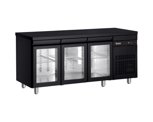 Refrigerated Counter-Cooler with Ral Colour 179 x 70 cm 3 Glass Doors PNRPB999/GL ΙΝΟΜΑΚ Greece