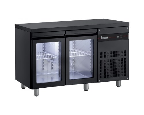 Refrigerated Counter-Cooler with Colour Ral 134.5 x 70 cm 2 Glass Doors PNRPB99/GL ΙΝΟΜΑΚ Greece