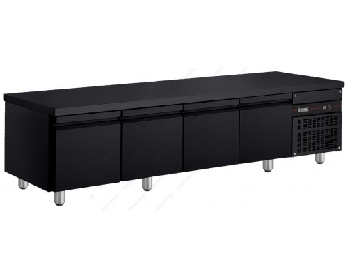 Refrigerated Counter-Cooler with Ral Colour 224 x 70 cm Low Height 4 Doors PWDPB7777 INOMAK Greece