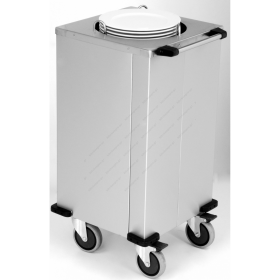 Tροχήλατο Ανοξείδωτο Dispenser Πιάτων 18-26 εκ.