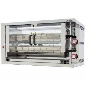 Rotisserie - Κοτοπουλιέρα Αερίου με 2 Σούβλες 8-12 Κοτόπουλα 2ASG, ARILEX Ισπανίας