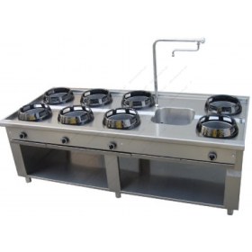 Νησίδα Πολλαπλών Καυστήρων WOK κατά Παραγγελία