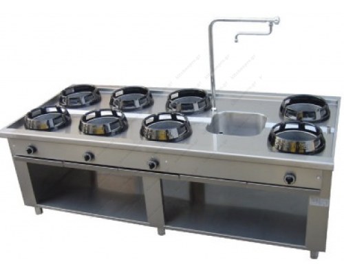 Νησίδα Πολλαπλών Καυστήρων WOK κατά Παραγγελία