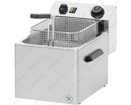 Επαγγελματική Μονή Ηλεκτρική Φριτέζα 8 Λίτρων Τριφασική FE07T RM GASTRO Τσεχίας
