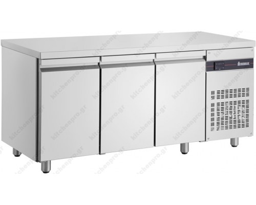 Επαγγελματικό Ψυγείο Πάγκος Συντήρηση 179 x 70 εκ. με 3 Πόρτες PNRP999 INOMAK Ελλάδος