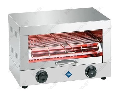 Επαγγελματική Φρυγανιέρα Φουρνάκι με Λαβίδα για 3 Φέτες Α161300 FRESH 