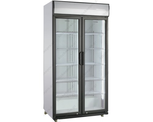 Επαγγελματικό Διπλό Ψυγείο Βιτρίνα Αναψυκτικών με Μετόπη 87 εκ. Πλάτος x 199,6 εκ. Ύψος SD 881 H THINKCOOL
