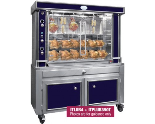 Rotisserie Παραδοσιακή US LEGENT ROTISSERIE Blue & Stainless Steel ITLU, INOTECH Γαλλίας