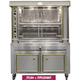 Rotisserie Παραδοσιακή US LEGENT ROTISSERIE Stainless Steel & Brass ITLU, INOTECH Γαλλίας