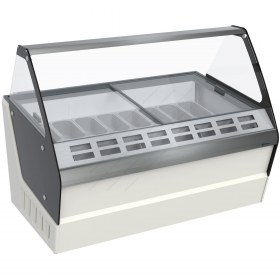 Βιτρίνα Παγωτού 16 Λεκανάκια  Optimus 16 CRYSTAL Ελλάδος