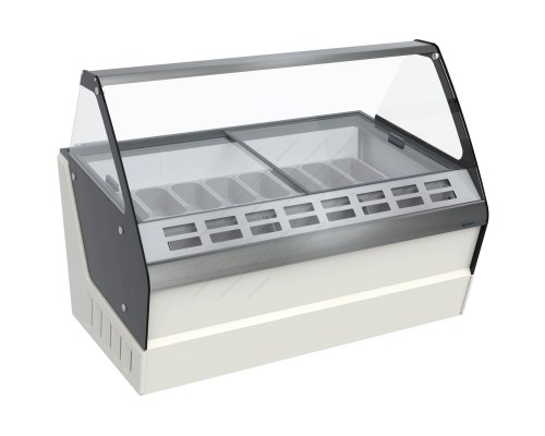 Βιτρίνα Παγωτού 16 Λεκανάκια  Optimus 16 CRYSTAL Ελλάδος