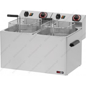 Διπλή Επιτραπέζια Φριτέζα 8 + 8 Λίτρων RED FOX FE77S RM GASTRO Τσεχίας
