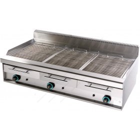 Επαγγελματικό Grill (Γκριλίερα) Αερίου Τριπλό 127 x 65 εκ. WG3 SERGAS