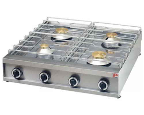 Επιτραπέζια Τετραπλή Εστία Αερίου 80x70 εκ GL 470 PANARITIS Ελλάδος