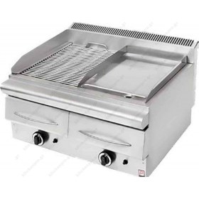 Επαγγελματικό Grill & Πλατώ Αερίου-Νερού Διπλό 77 x 63 εκ. GPS 2 2000 PANARITIS Ελλάδος