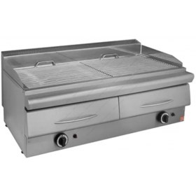 Επαγγελματικό Grill Αερίου-Νερού Διπλό 110 x 63 εκ. GS110 - GS255 PANARITIS Eλλάδος