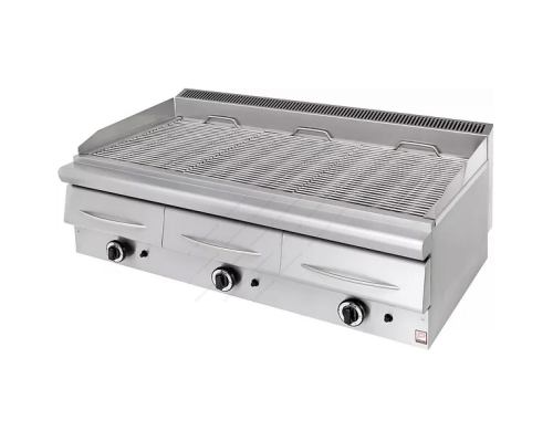 Επαγγελματικό Grill Αερίου-Νερού Τριπλό 120 x 65 εκ. GS3 2000 - GS360 PANARITIS Ελλάδος
