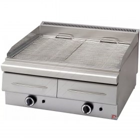 Επαγγελματικό Grill Αερίου-Nερού Διπλό 80 x 90 εκ. GS 290 2000 PANARITIS Eλλάδος