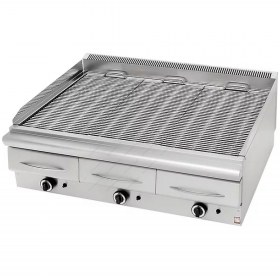 Επαγγελματικό Grill Αερίου-Νερού Τριπλό 120 x 90 εκ. GS 390 2000 PANARITIS Ελλάδος