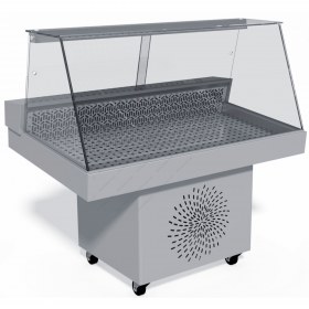 Επαγγελματικό Ψυγείο Βιτρίνα Προβολής Ψαριών 110 x 85 εκ. F0110 BAMBAS Ελλάδος