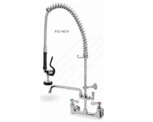 Water Spray Gun of 2 Wall mounted with Rotary Switches & Tap