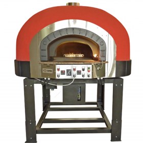Rotated Traditional Italian Type Gas Pizza Oven for 11 Pizzas, GR130K - B0, ASTERM FORNI