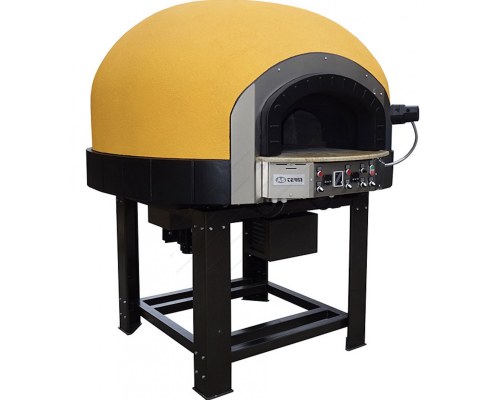 Rotated Traditional Italian Type Gas Pizza Oven for 5 Pizzas, GR85K - B0, ASTERM FORNI