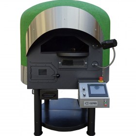 Περιστροφικός Χτιστός Ξυλόφουρνος Πίτσας Αερίου & Ξύλου 6 Πίτσες 30 εκ MIX100RK, ASTERM FORNI