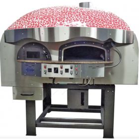 Περιστροφικός Χτιστός Φούρνος Πίτσας Αερίου & Ξύλου 9 Πίτσες 30 εκ MIX120RK, ASTERM FORNI