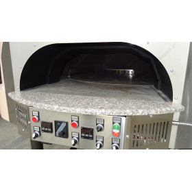 Περιστροφικός Χτιστός Φούρνος Πίτσας με Δύο (2) καυστήρες Αερίου & καυστήρα Ξύλου 9 Πίτσες 30 εκ MIX120RKS, ASTERM FORNI