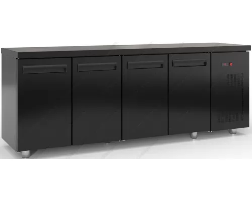 Επαγγελματικό Ψυγείο Πάγκος-Συντήρηση 225 x 60 εκ. με 4 Πόρτες GN 1/1 PSM22560 DOBROS INOX Ελλάδος